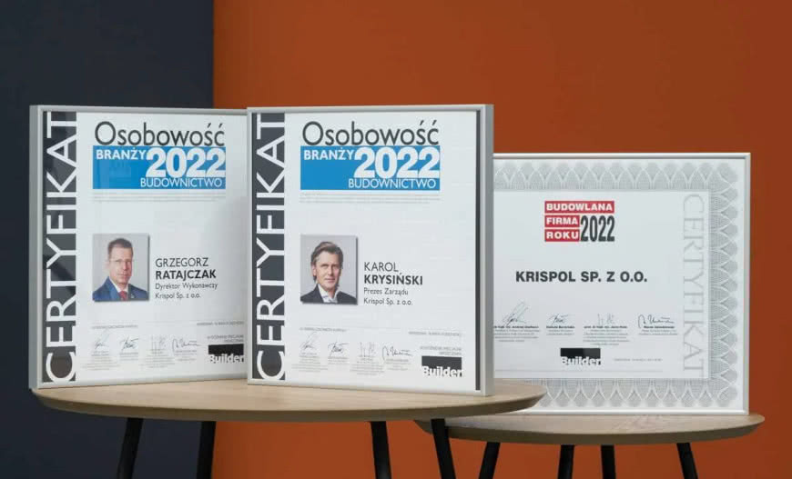 Karol Krysiński i Grzegorz Ratajczak Osobowościami Branży Builder Leaders 2022